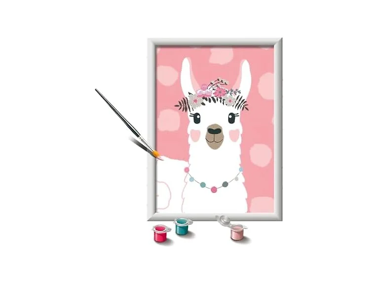 Ravensburger CreArt Drama Llama Paint Numbers Kit