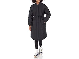 Amazon Essentials Women's Oversized Quilted Coat (Available in Plus Size), Black, X-Large