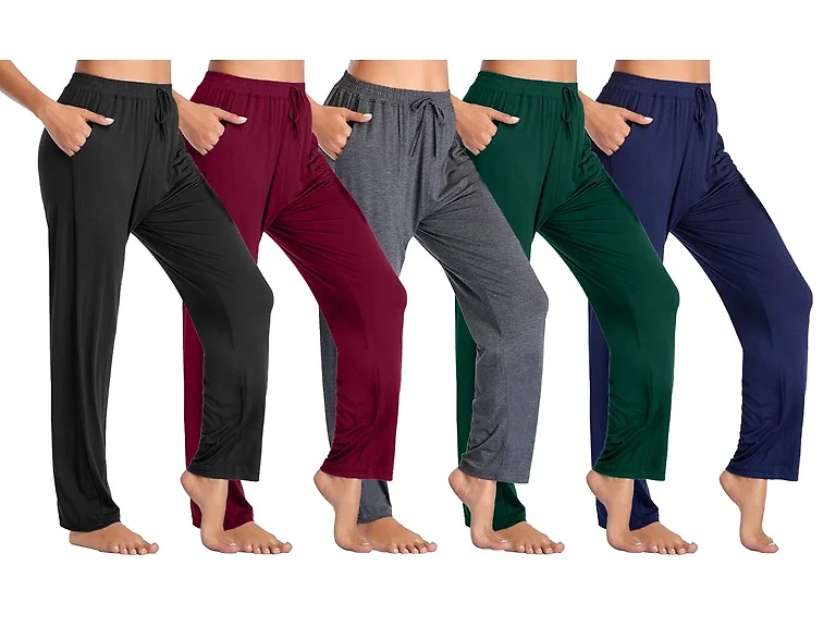 3Pk Womens Loose Fit Lounge Pants