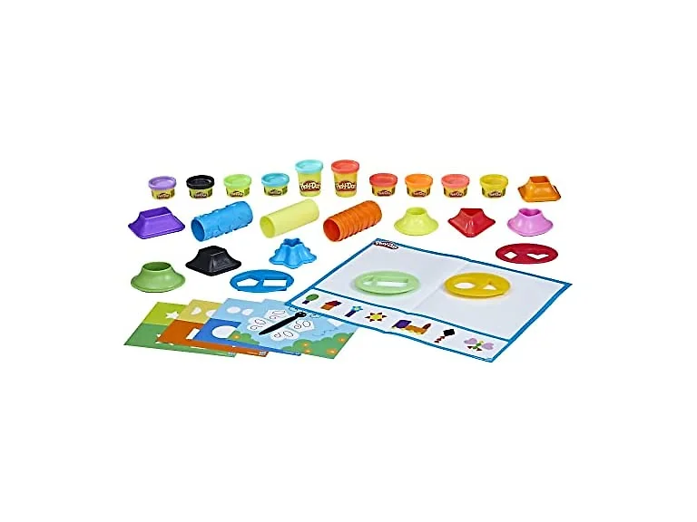 Play-Doh Shapes and Colors Activity Playmats