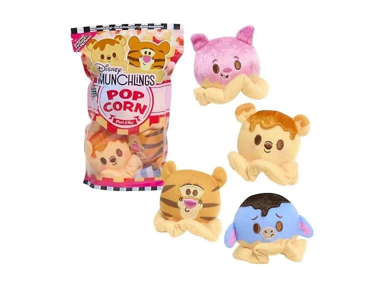 Disney Munchlings Snack Pack Plush Fresh & Hot Popcorn