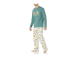 Amazon Essentials Disney | Marvel | Star Wars Men's Soft & Comfortable Flannel Pajama Sleep Sets, Pooh Holiday Forest - Mens, X-Large
