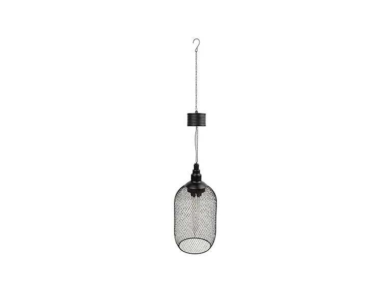Alpine Corporation 12" Tall Hanging Solar Powered Lantern