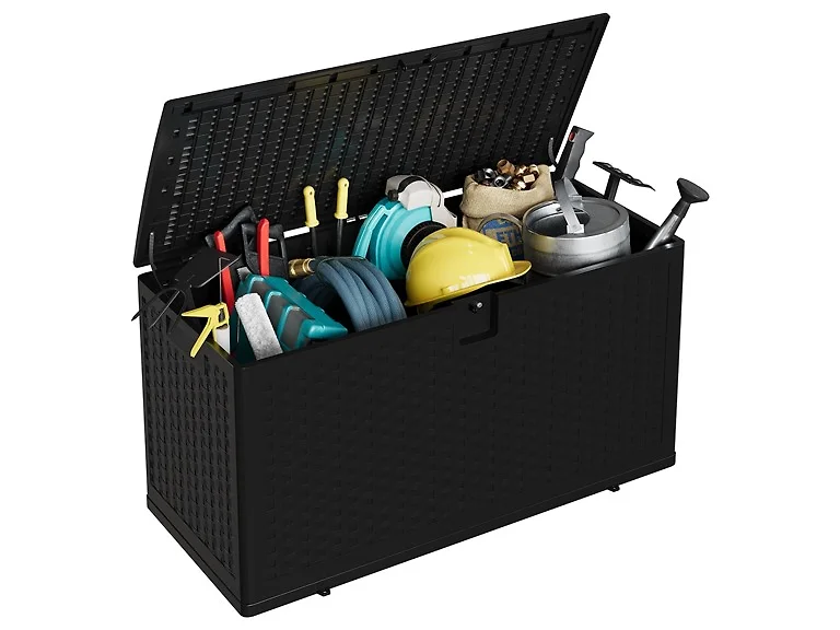 Resin Deck Box, 73 Gal Black
