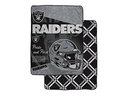 NFL Team Helmet Fleece Blanket - Las Vegas Raiders