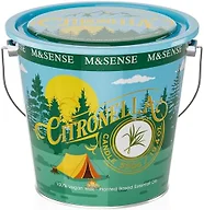 M&SENSE Citronella Candles Outdoor 19.4oz,Lemongrass Scented Soy Wax