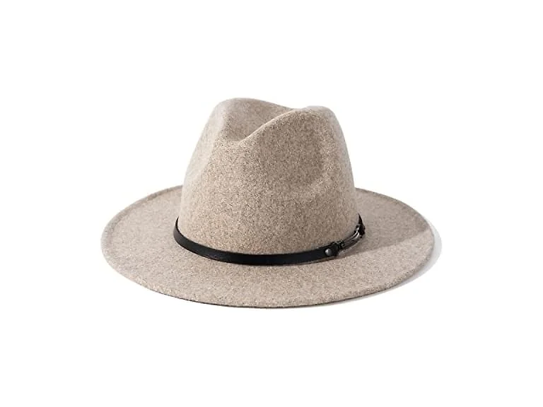 Lisianthus Women (M) Classic Wool Fedora Wide Belt