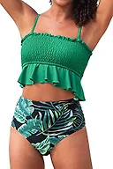 CUPSHE Two Piece Ruffled Swimsuit