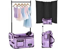 Rolling Dance Bag w/ Garment Rack 23