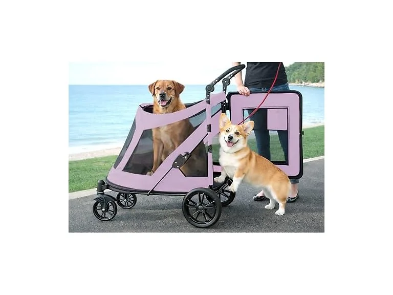 Pet Gear NO-Zip Pet Stroller with Dual Entry