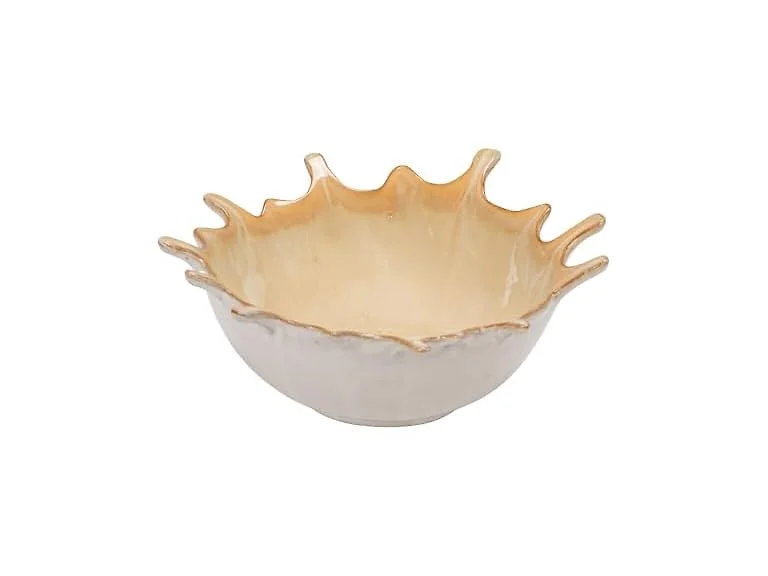 Creative Co-Op Stoneware Sunburst Artisan Bowl 