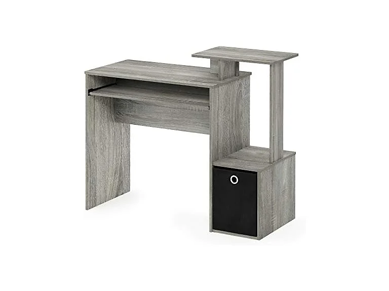 Furinno Econ Writing Desk, Fr Oak Grey