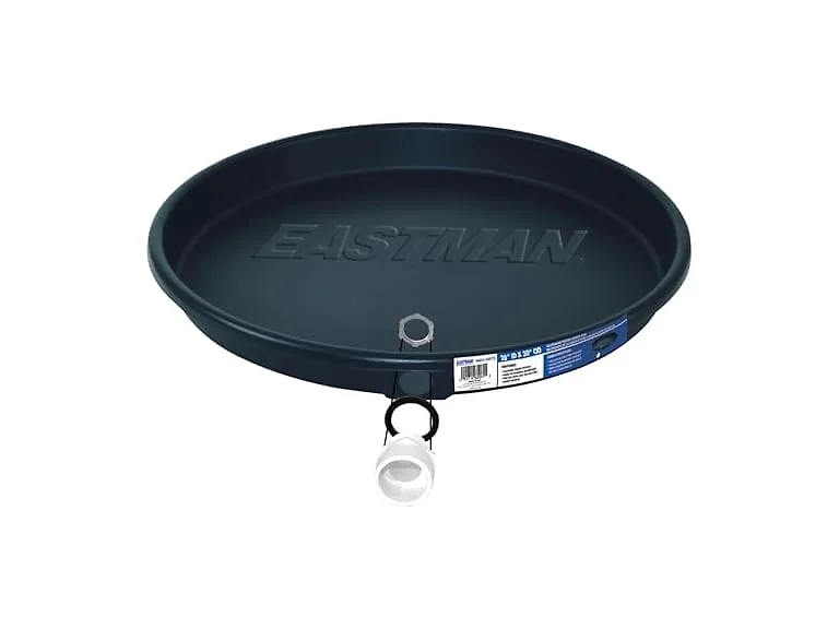 Eastman Water Heater Drain Pan with PVC