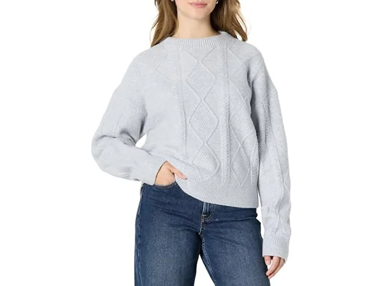 Amazon Essentials Women Cable Sweater