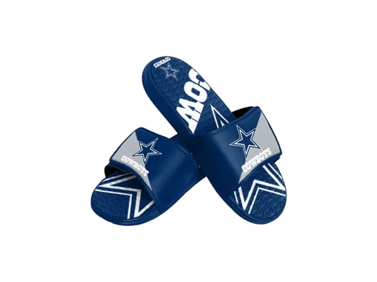 DALLAS COWBOYS Men NFL Logo Gel Slides