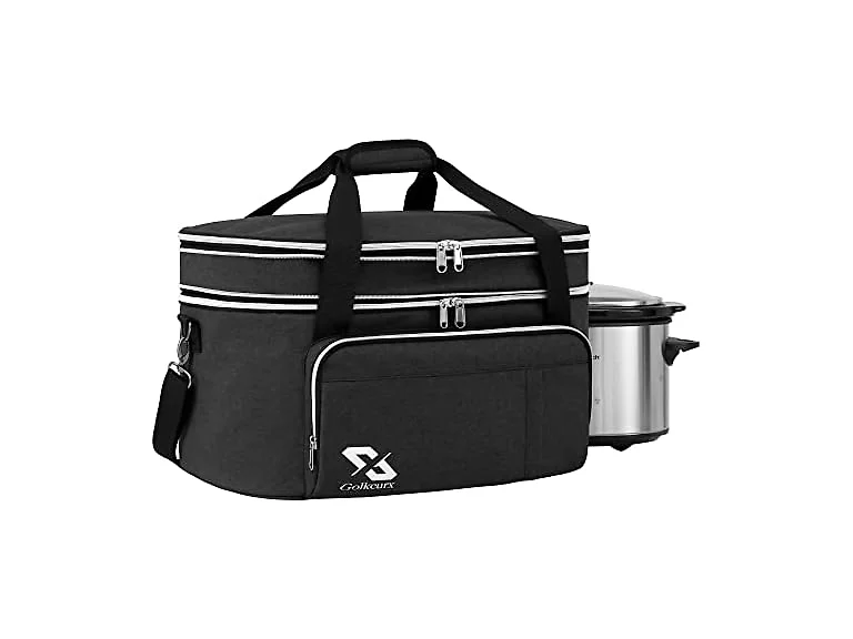 Double Layer Slow Cooker Travel Bag