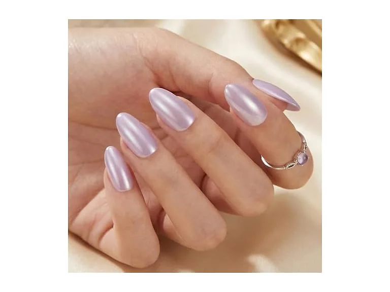Press On Nails Short Almond Fake Nails