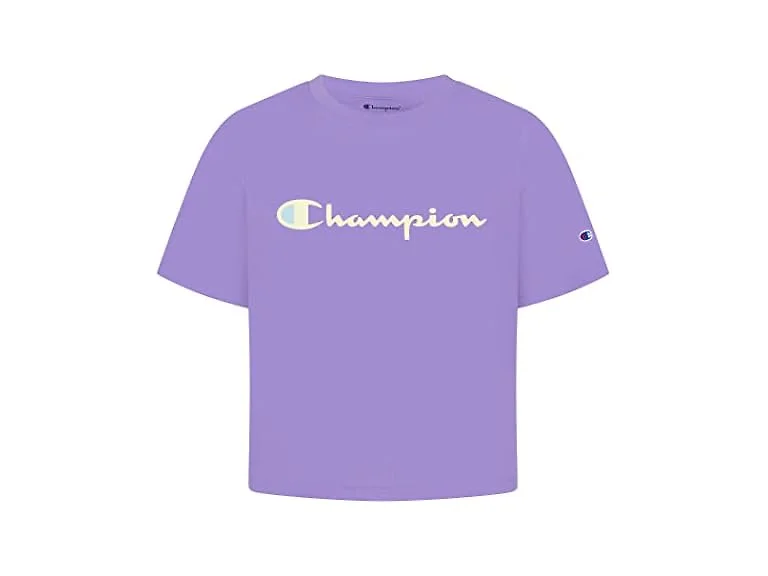 Champion Girls Clothes Original Boxy Script Tee
