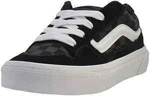 Vans Kids' Caldrone Shoe, Tonal Check Black, 2.5
