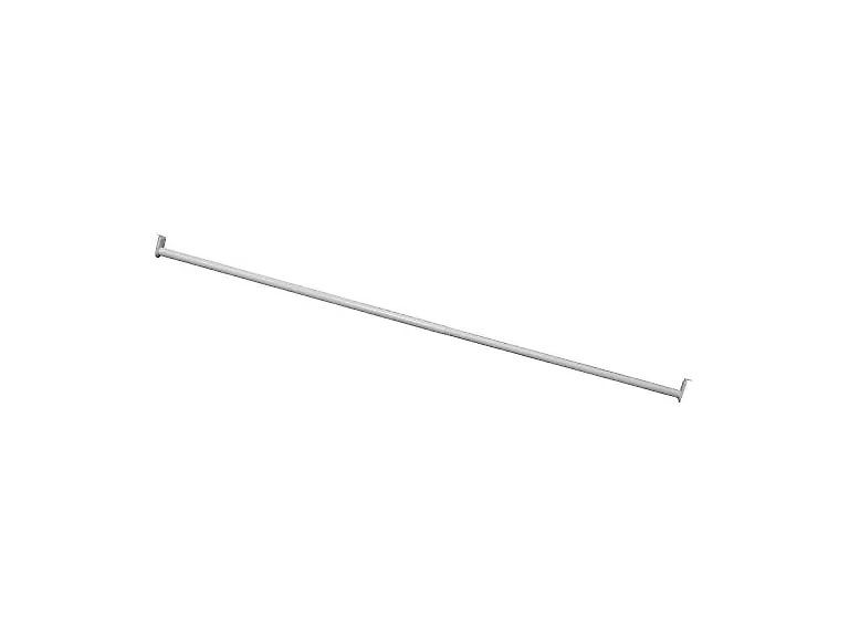 Design House Adjustable Closet Rod, Steel 