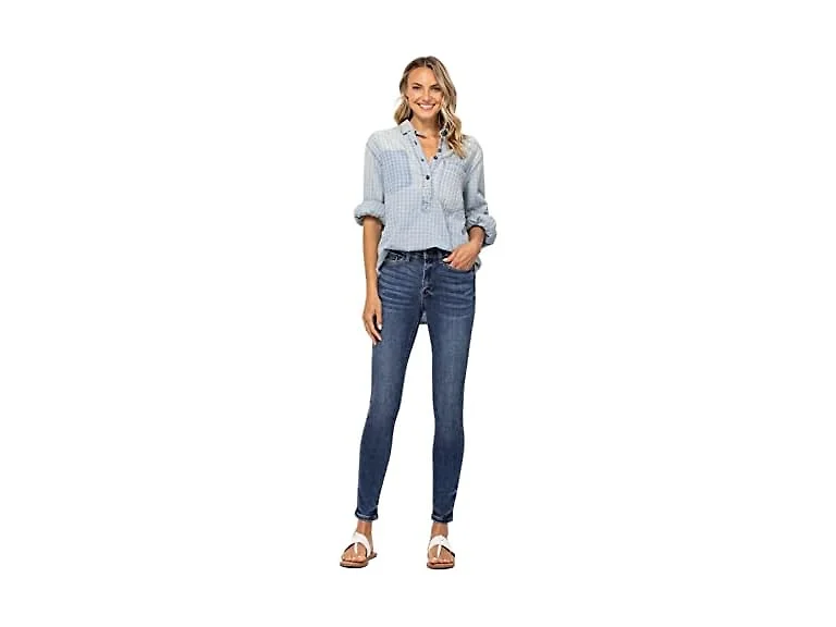 Judy Blue Women (11) Handsand Mid Rise Jeans