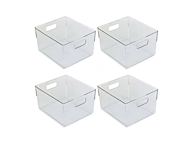 Azar Displays 556742-4PK Storage Tote Bins 