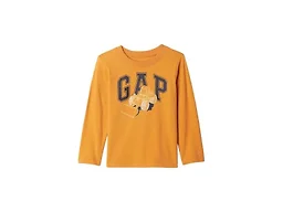 GAP Baby-Boys Long Sleeve Graphic T-Shirt, Tigers Eye 651, 6-12M