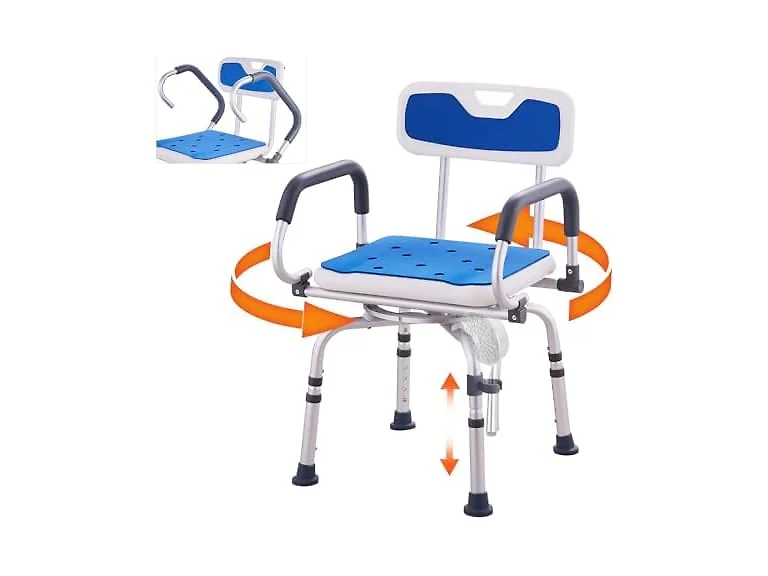 VEVOR Swivel Shower Chair 360 Degree