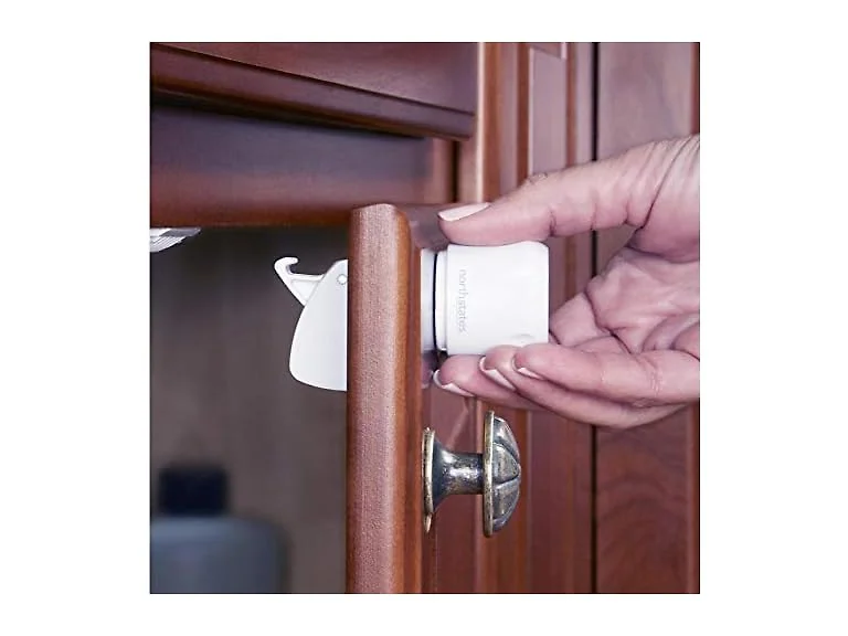 Magnetic Cabinet Locks, 4 Pack