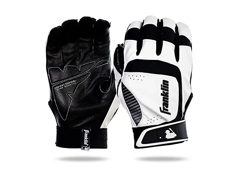 Franklin Sports MLB Adult Shok-Sorb Neo Batting Gloves, Large
