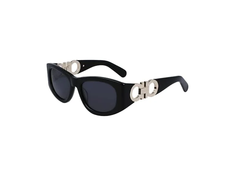 Ferragamo Unisex SF1082SN Sunglasses Black