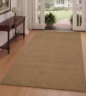 Outdoor Runner Rug for Entryway, 2'11" x 4'11", Brown