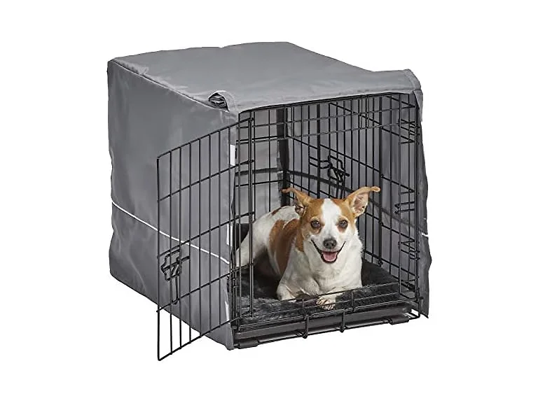 MidWest Homes for Pets Double Door 24-inch Dog Crate Kit
