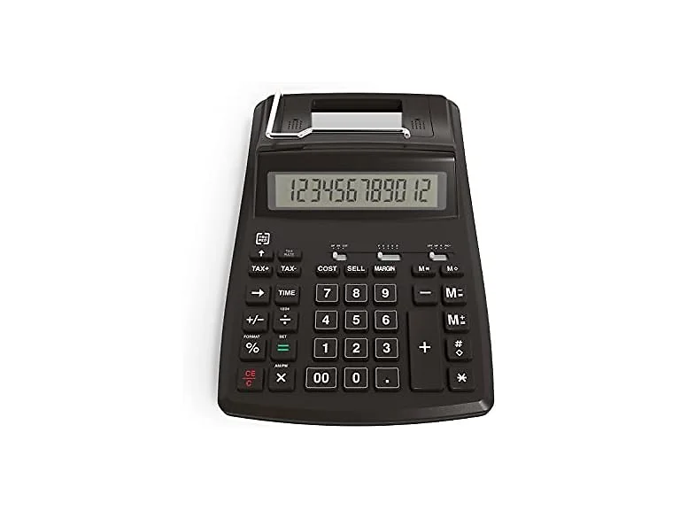 TRU RED 12-Digit Desktop Printing Calcu