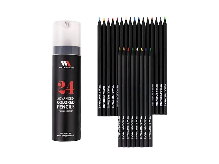 24 Piece Colored Pencil Set