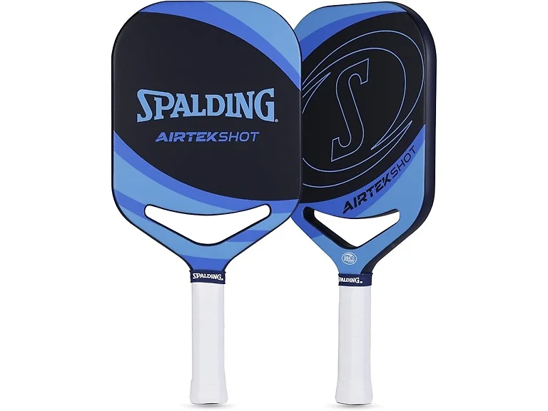 Spalding - Airtek Shot Pickleball Paddle, Blue