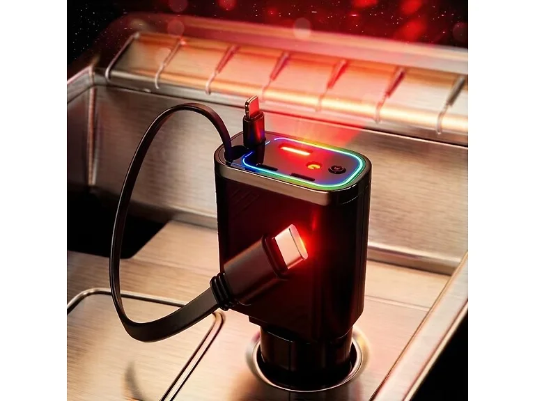 5 in1 Retractable Car Charger