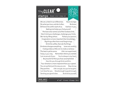 Hero Arts Encouragement Sentiment Strips