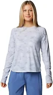 Columbia Women's PFG Uncharted Knit Long Sleeve, Cirrus Grey Uncharted Waters, Large