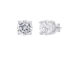 Saffron LGR-004-MOS-E 4 CTTW Moissanite Stud Earring