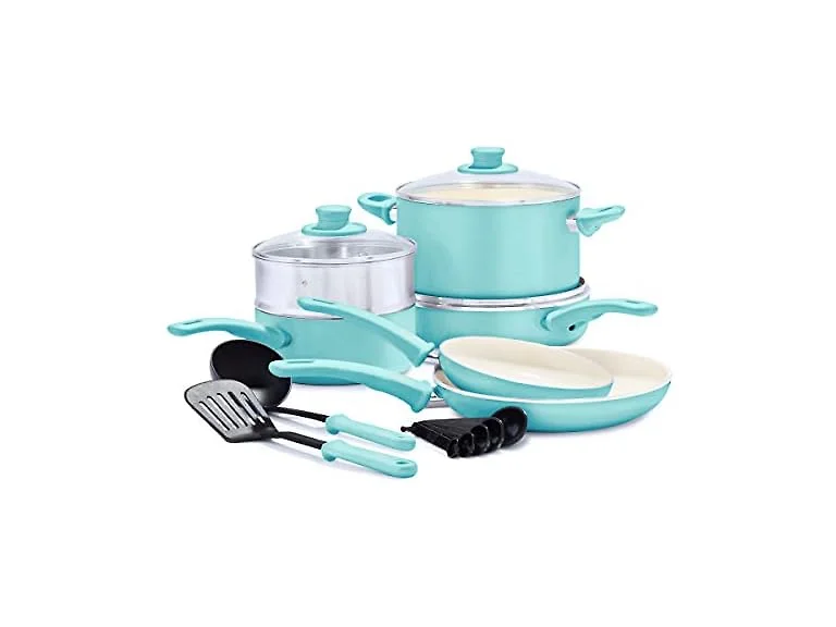 GreenLife Soft Grip Ceramic Cookware Set