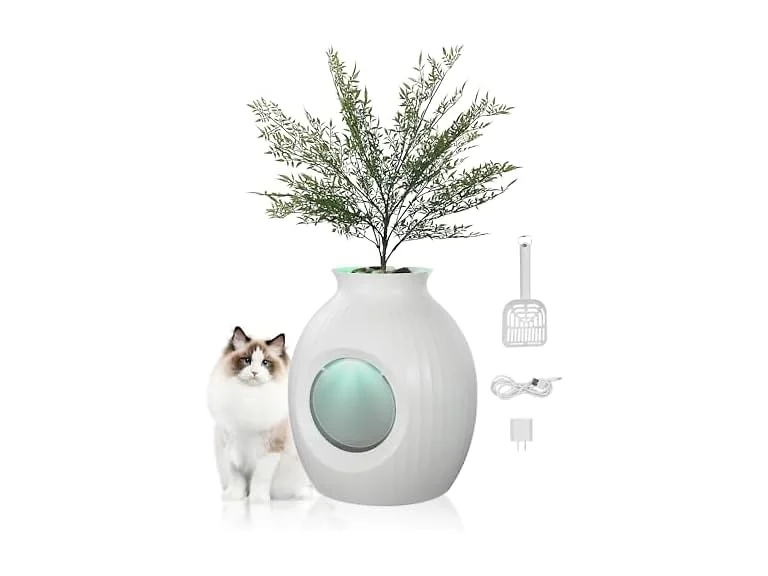VEVOR Plant Cat Litter Box, Smart Odor