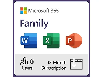 Microsoft 365 Family 1 Year Subscription