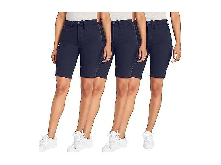 3PK Juniors Spr Stretch Bermuda Shorts