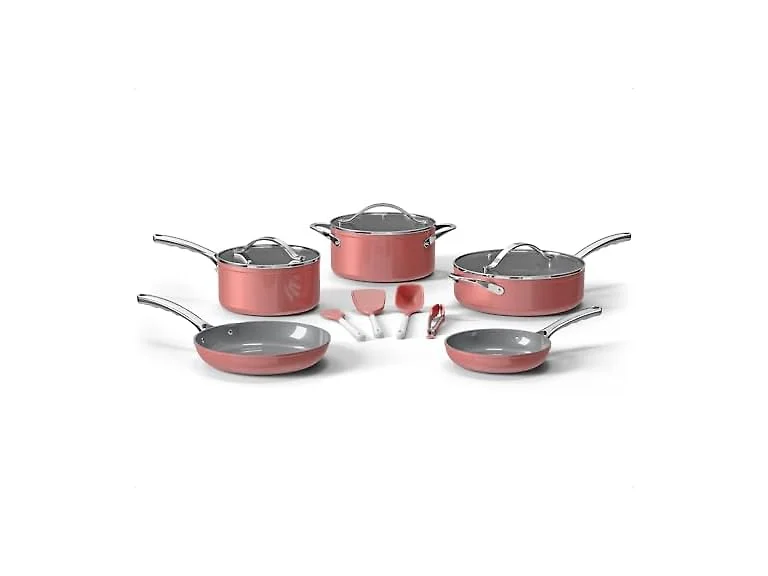 Bakkenmaster Bakken 12-Piece Ceramic Cookware Set (Open Box)