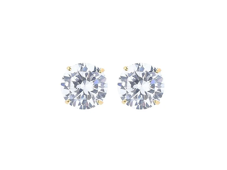 3.00 CTTW Round Stud Earring