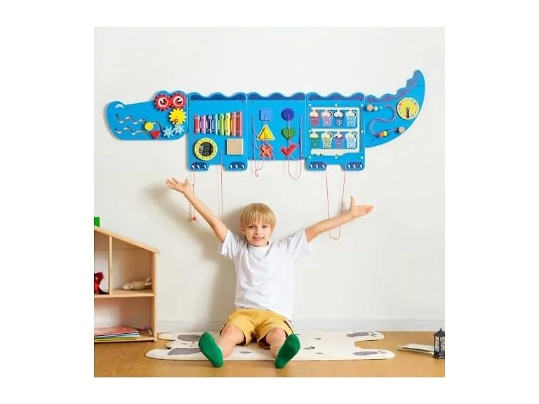 Crocodile Sensory Activity Wall Panel