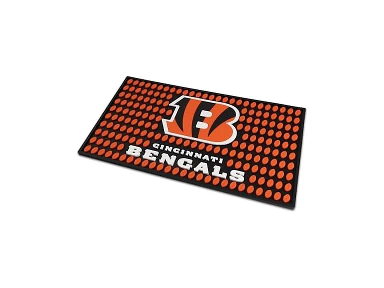 CINCINNATI BENGALS Team Logo Bar Mat