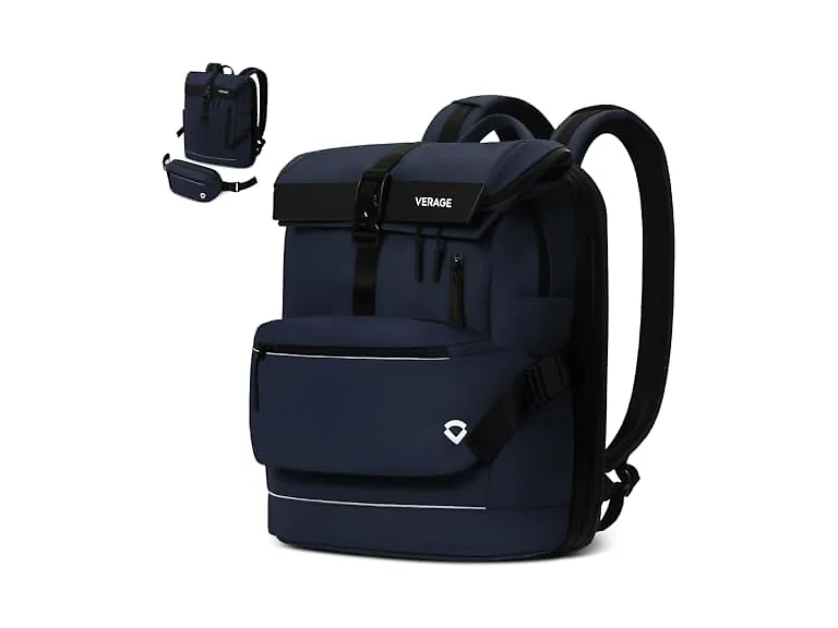 VERAGE 2 in 1 Roll Top Laptop Backpack 16 inch