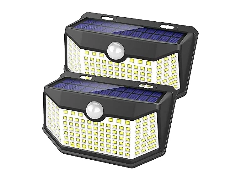 HMCITY Solar Lights Outdoor 120 LED